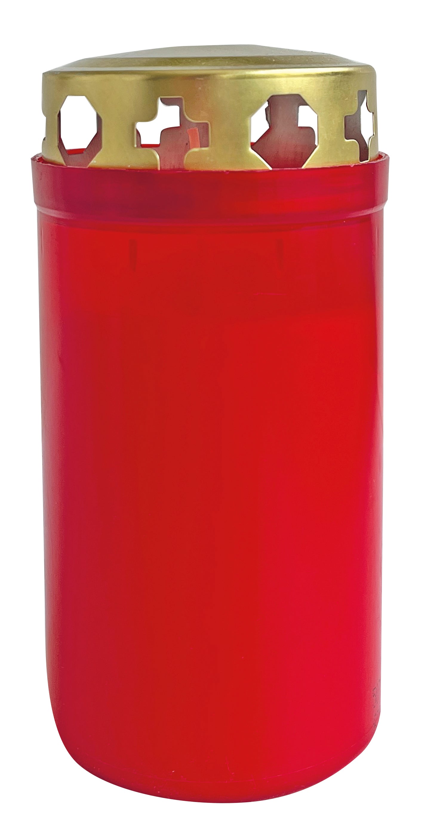 TAGEBRENNER MIT DECKEL ROT